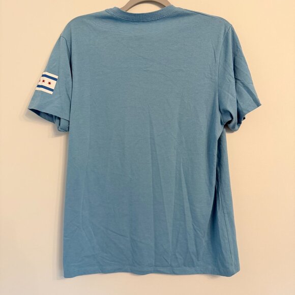 💙 ’47 Brand Chicago Cubs “Angry Bear” Logo Tee – Powder Blue – Size M - Picture 5 of 5